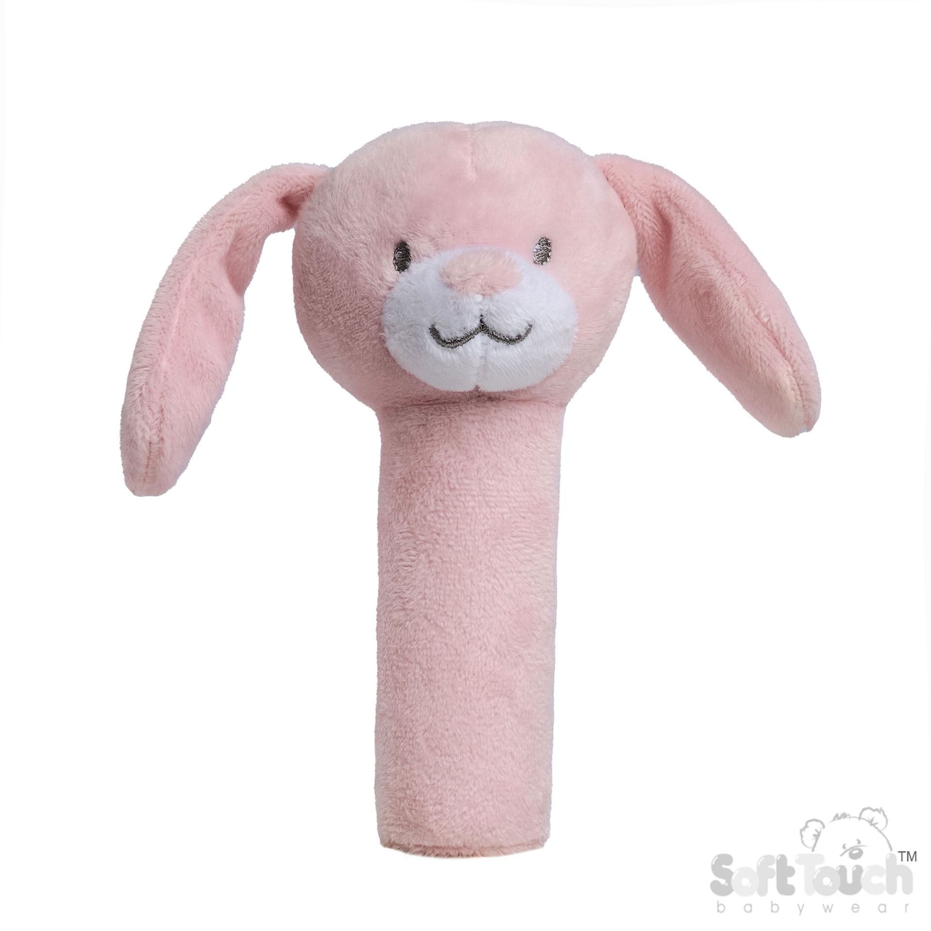 Pink Eco Recycled Bunny Squeaky Toy No. ESQ62-P