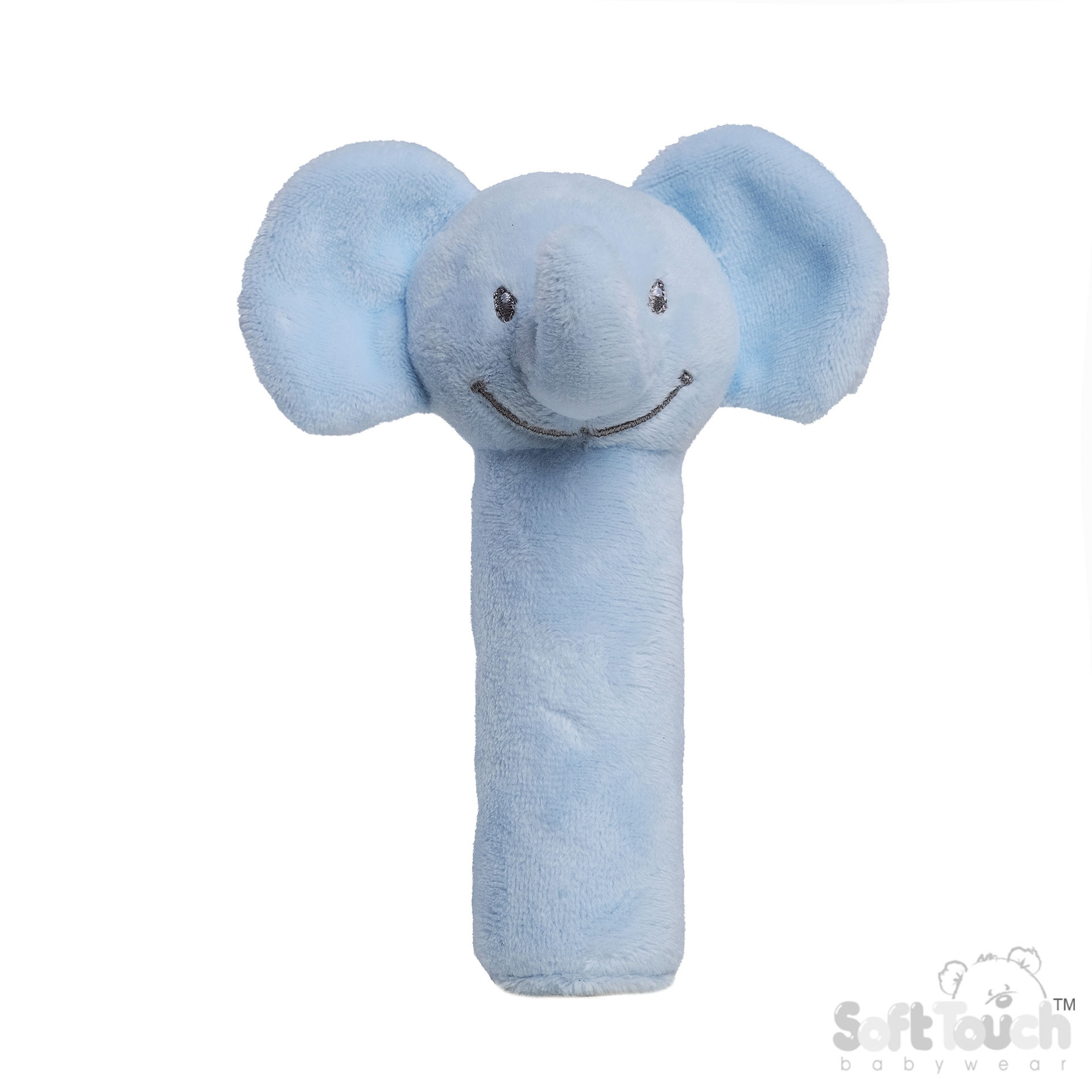 Blue Eco Recycled Elephant Squeaky Toy No. ESQ66-B