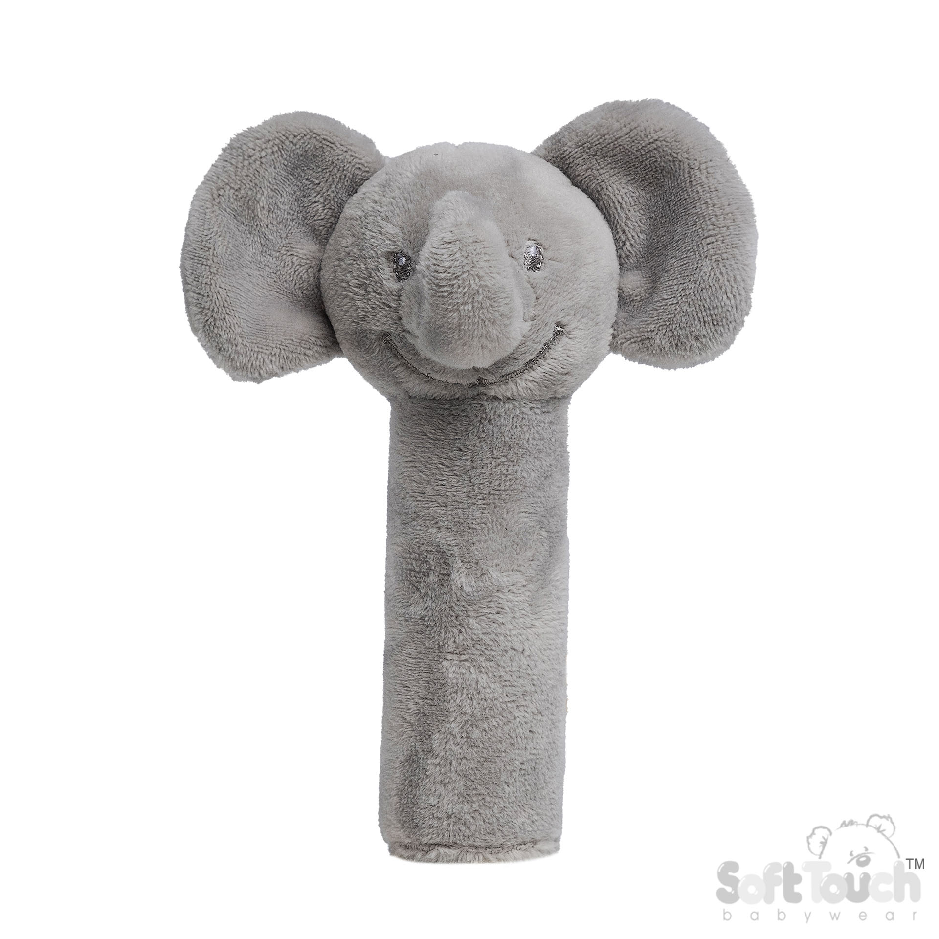 Grey Eco Recycled Elephant Squeaky Toy No. ESQ66-G