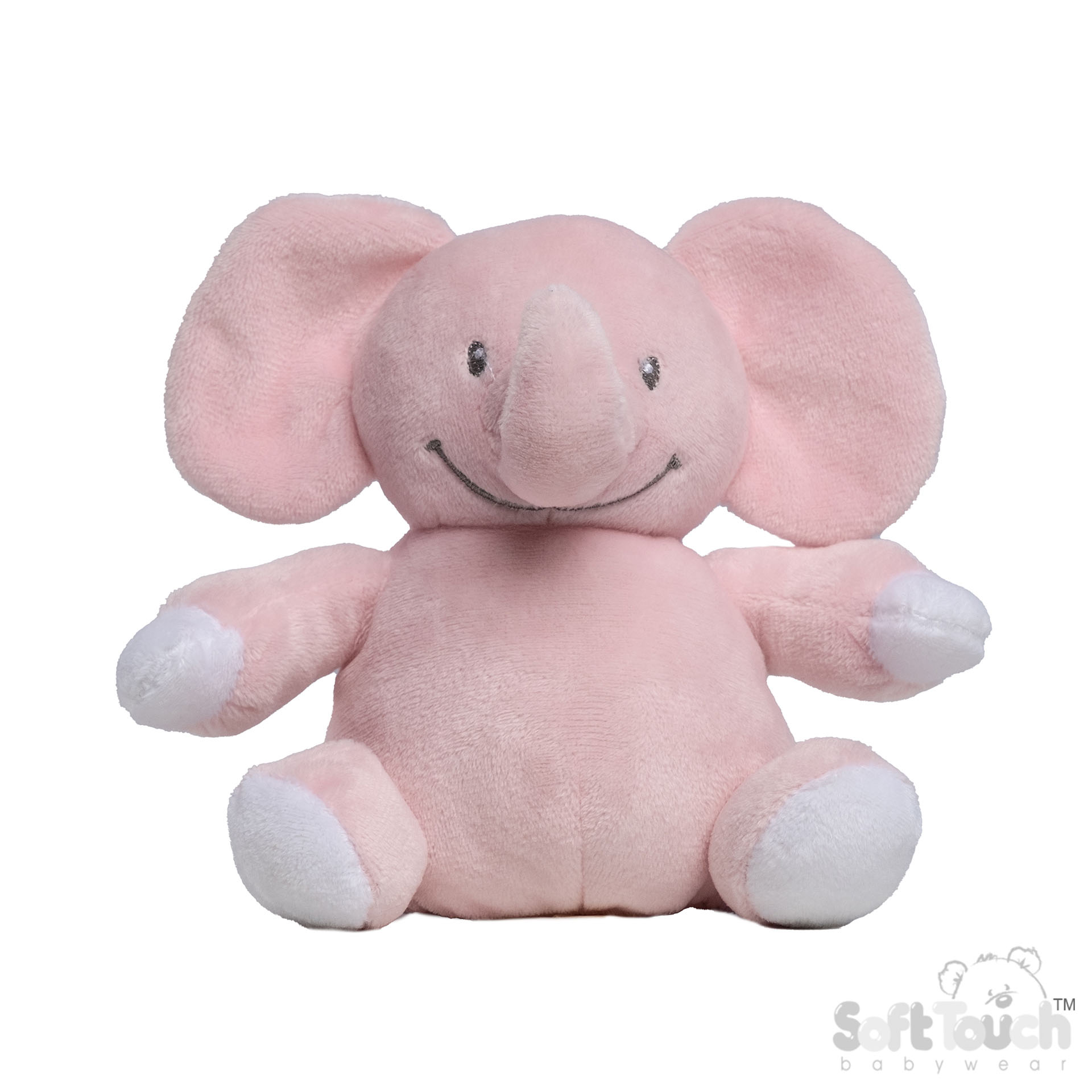 Pink Eco Recycled Elephant Soft Toy No. ETE66-P