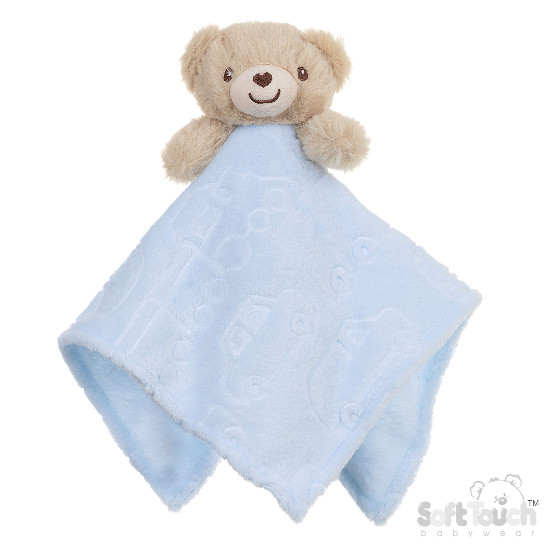 Blue Bear/Car Comforter - BC305-B