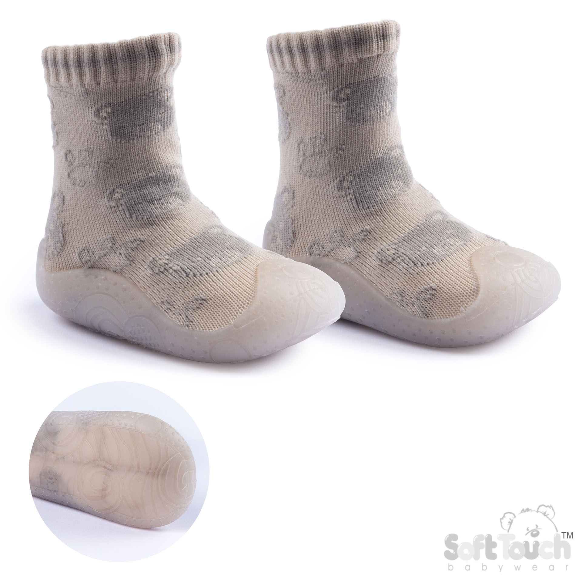Biscuit Bear Print Sneekers - No. SN176-BI